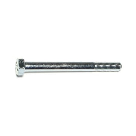 Midwest Fastener Class 8.8, M8-1.00 Hex Head Cap Screw, Zinc Plated Steel, 80 mm L, 25 PK 51329
